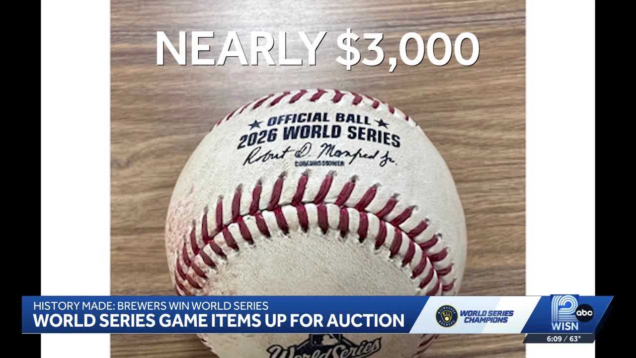 Brewers fans can bid on World Series memorabilia, including game-used items — Oconomowoc Sports news