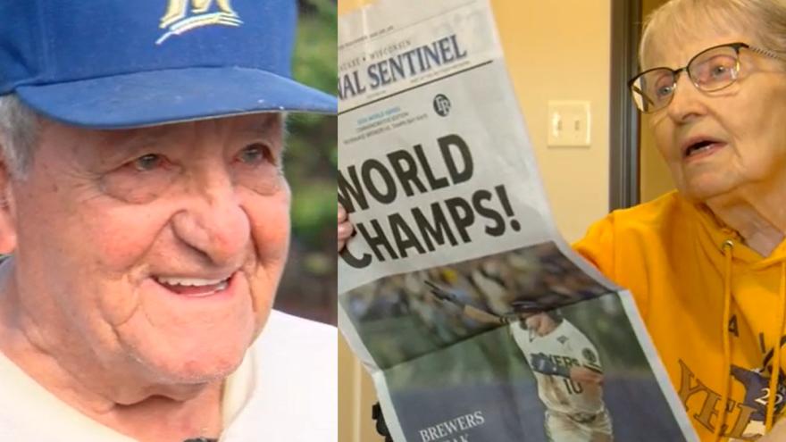 From Bob Uecker's childhood friend to a Christian Yelich superfan: How some of our favorite Brewers fans are celebrating — CBS 58 Milwaukee